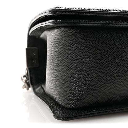 Chanel Caviar Quilted Medium Boy Flap Black 9 of 10