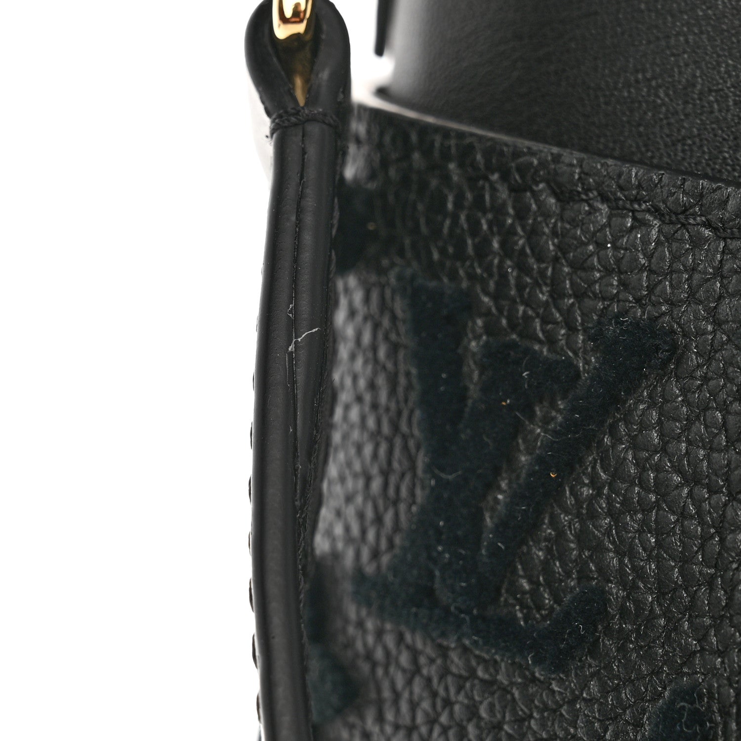Louis Vuitton Calfskin Monogram Tufting On My Side Black 10 of 11