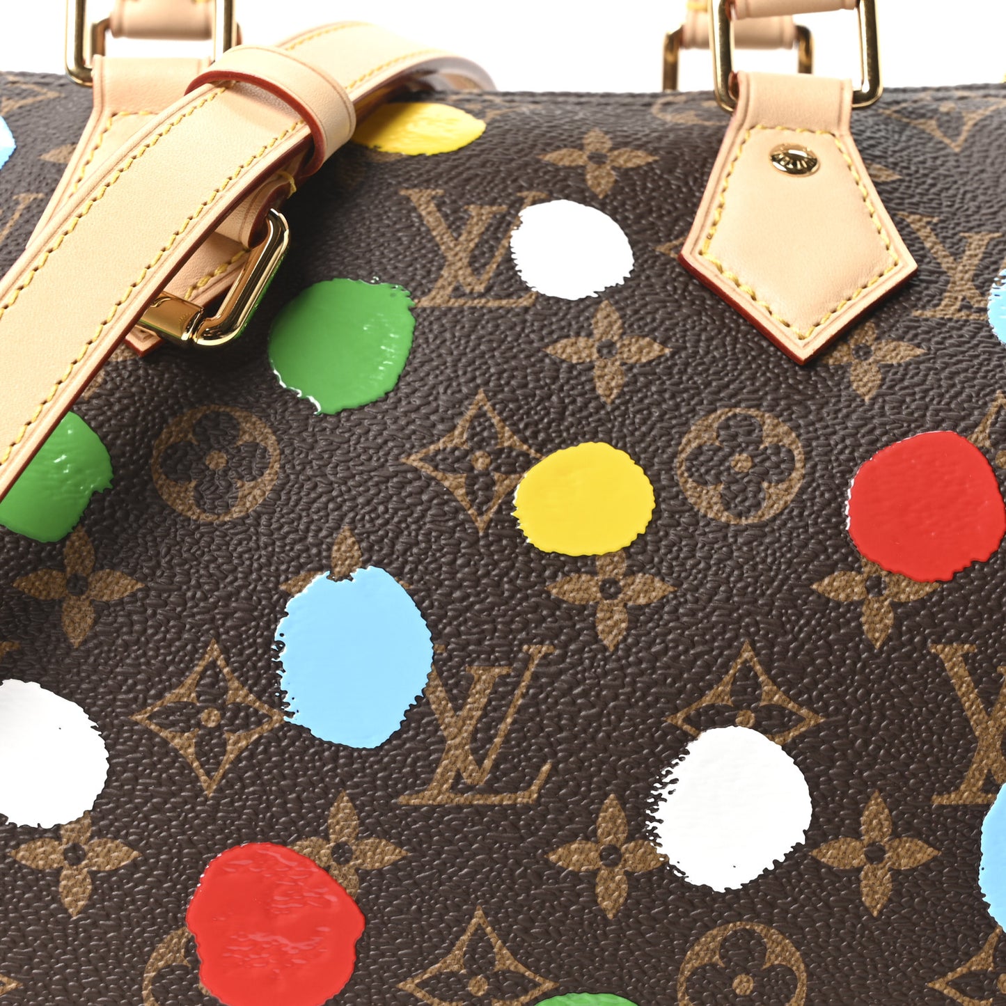 LV X YK Monogram Speedy Bandouliere 25 Multicolor