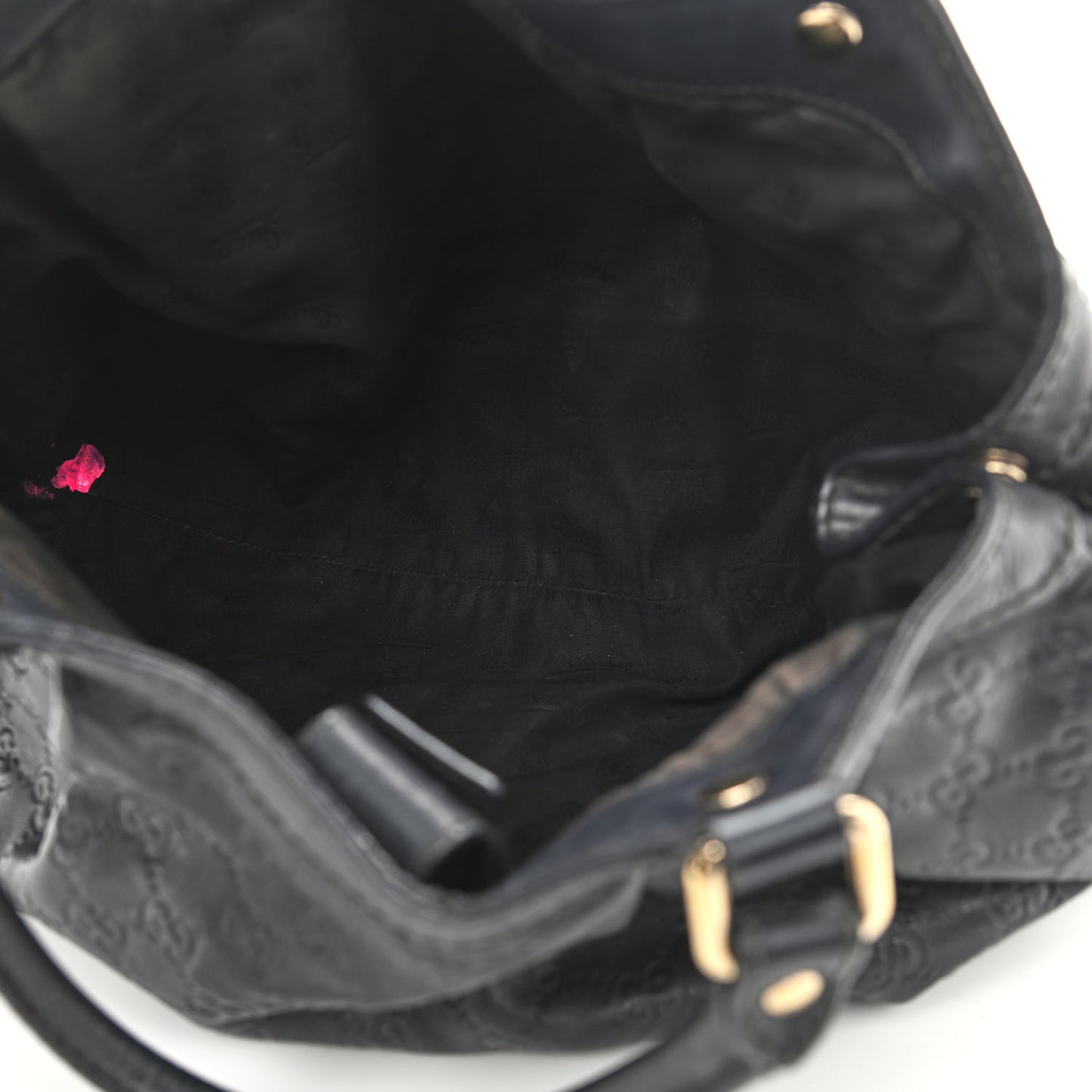 Guccissima Medium Sukey Tote Black