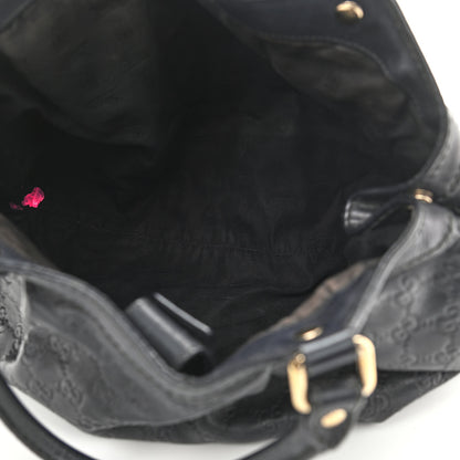 Gucci Guccissima Medium Sukey Tote Black 4 of 16