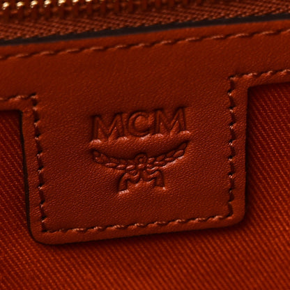 MCM Visetos Large Traveler Weekender Bag Cognac 4 of 6