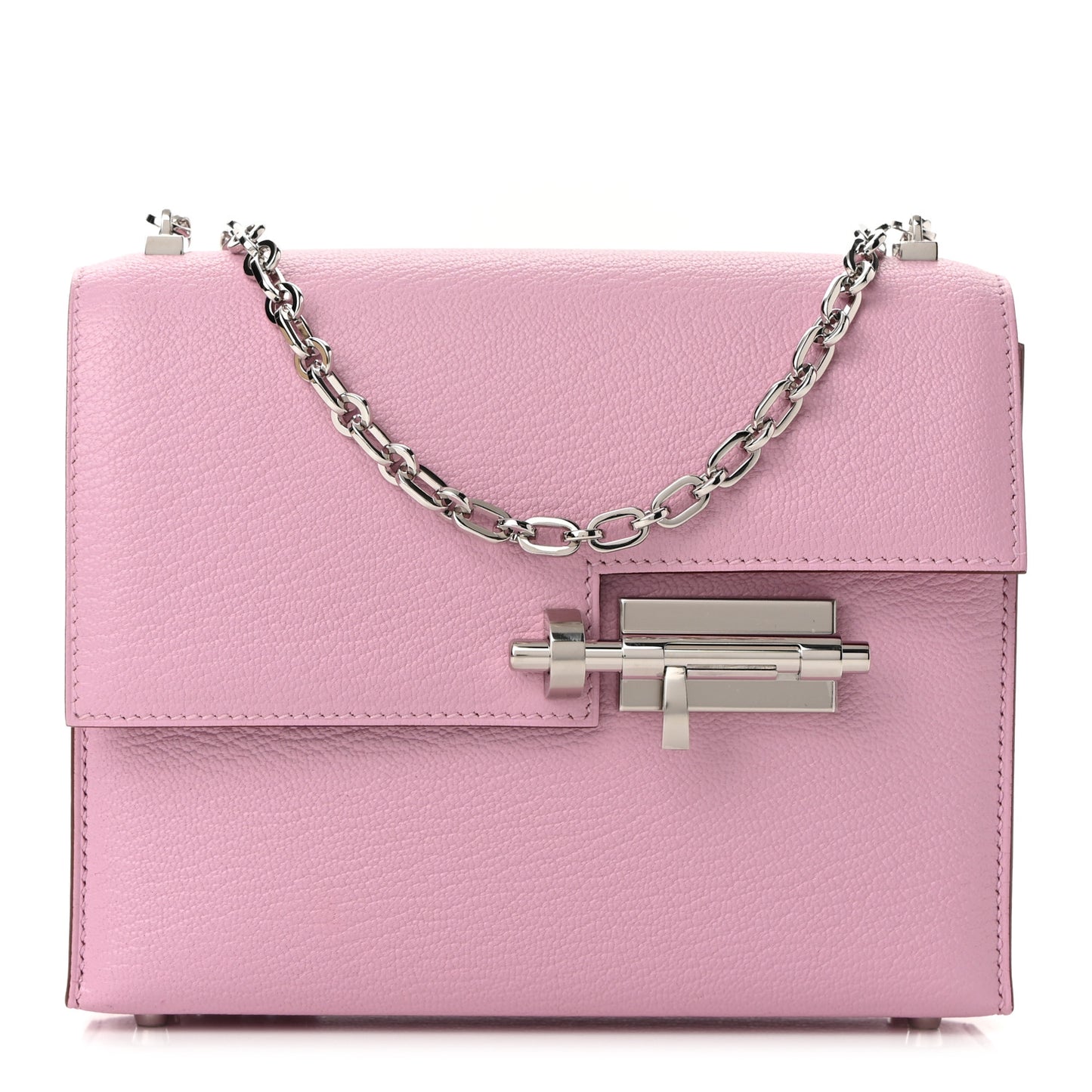 Chevre Chamkila Mini Verrou Chaine Bag Mauve Sylvestre
