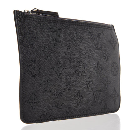 Louis Vuitton Mahina Pochette Black 3 of 6