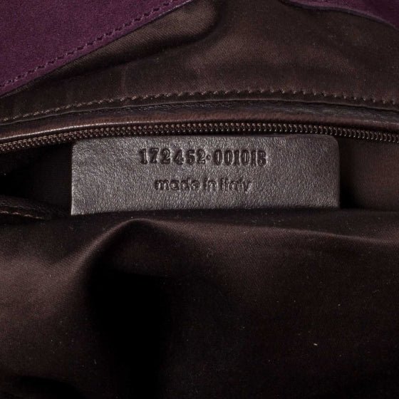 Saint Laurent XL Patent Downtown Tote Violet 9 of 11