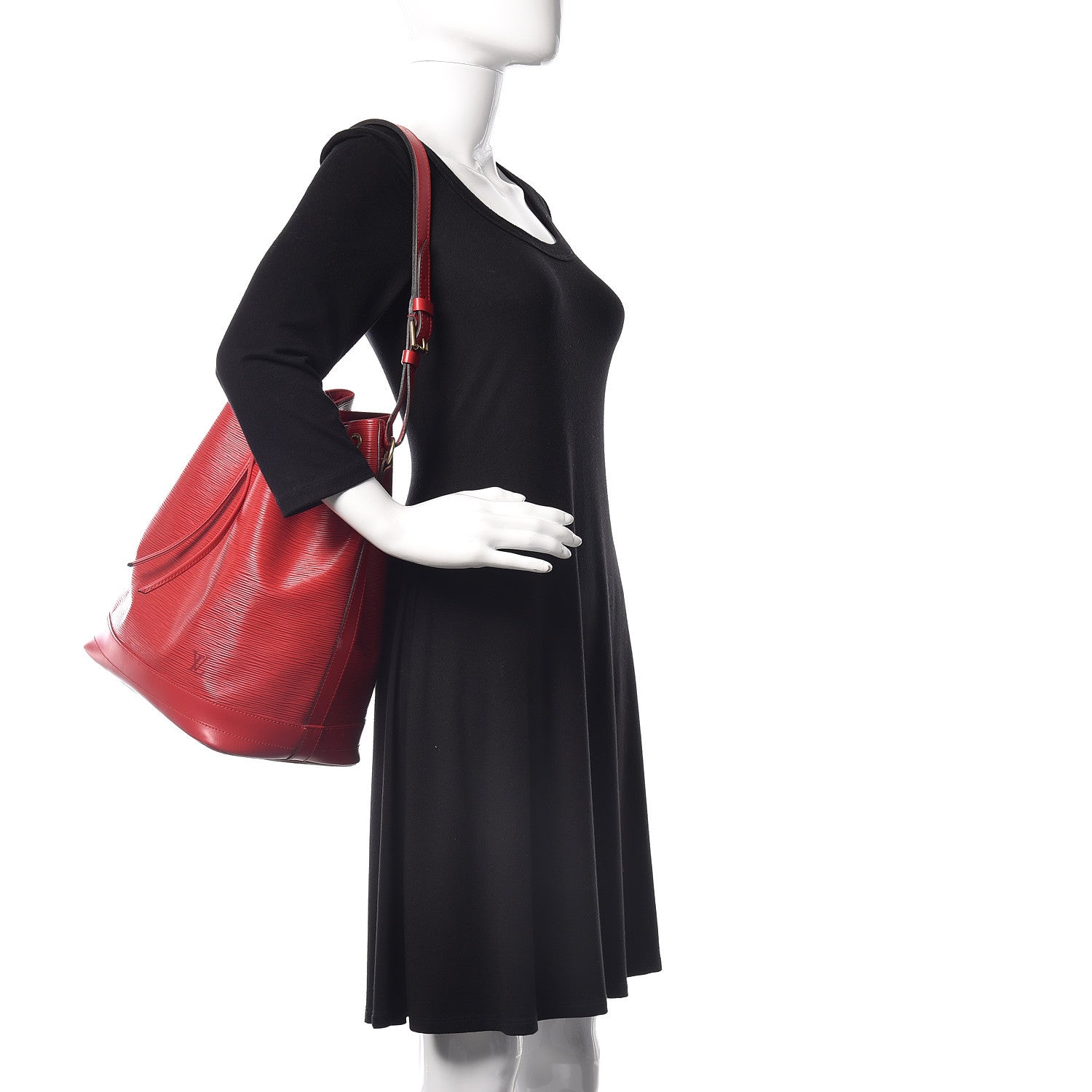 Louis Vuitton Epi Noe Castillan Red 2 of 16