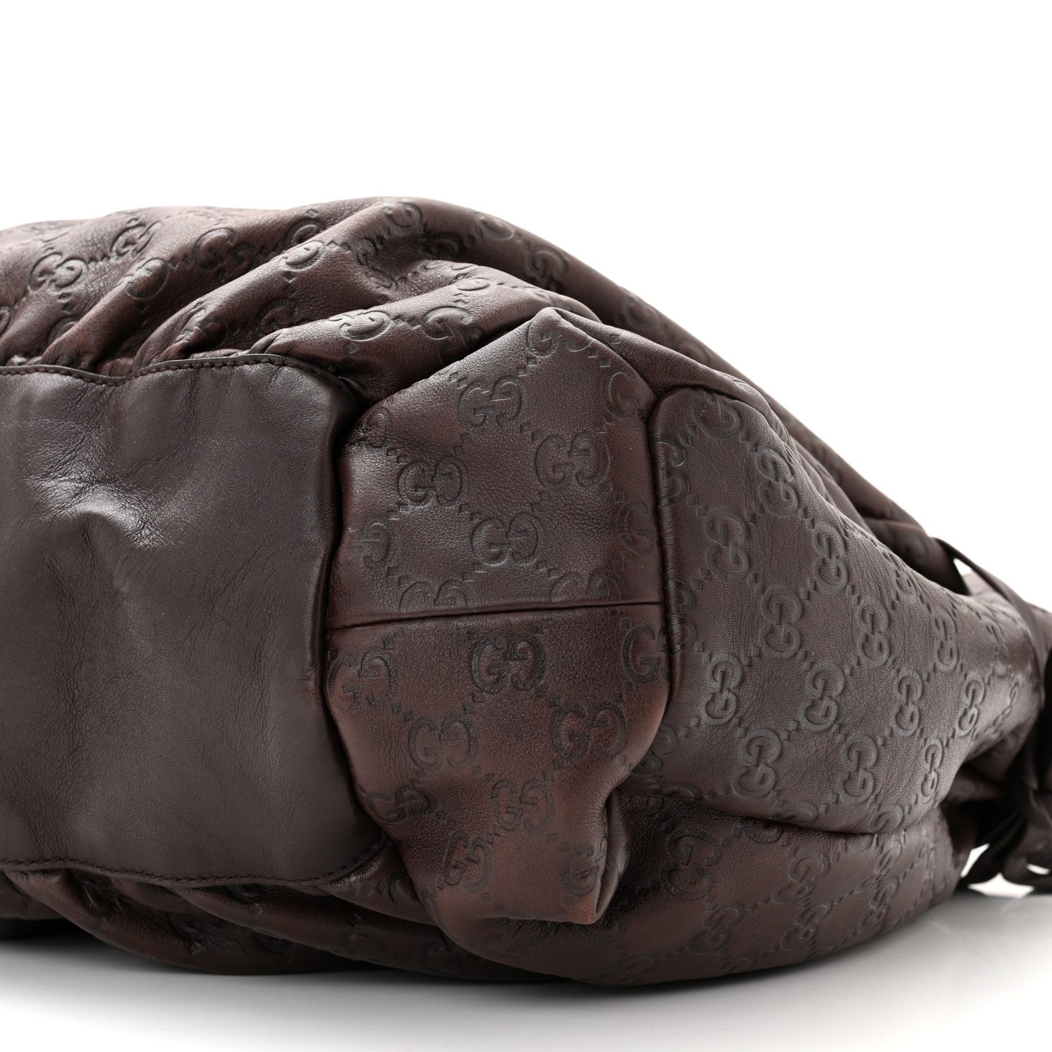 Gucci Guccissima Medium Hysteria Tote Chocolate 9 of 9