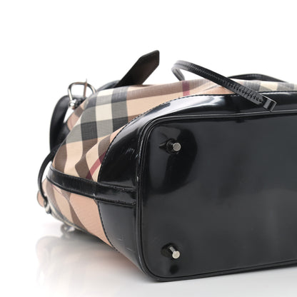 Burberry Supernova Check Drawstring Tote Black 5 of 17