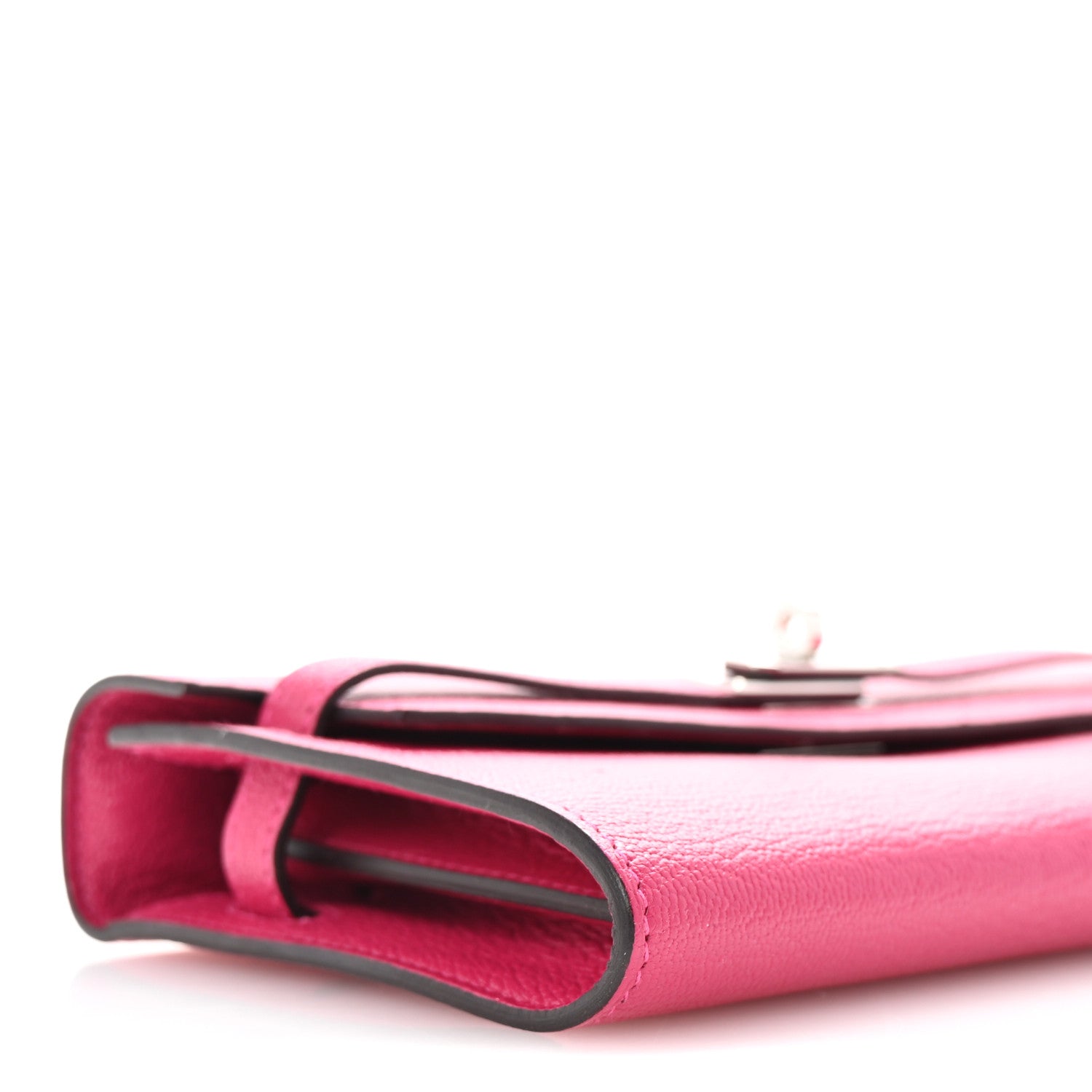 Hermes Chevre Mysore Kelly Wallet To Go Rose Mexico 7 of 8