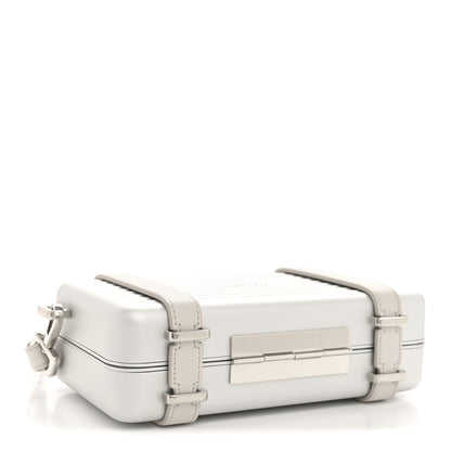 Christian Dior X RIMOWA Aluminum Personal Clutch On Strap Silver 4 of 12