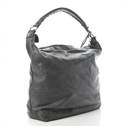 Balenciaga Agneau Giant 12 Silver Hardware Day Hobo Gris Tarmac 3 of 11