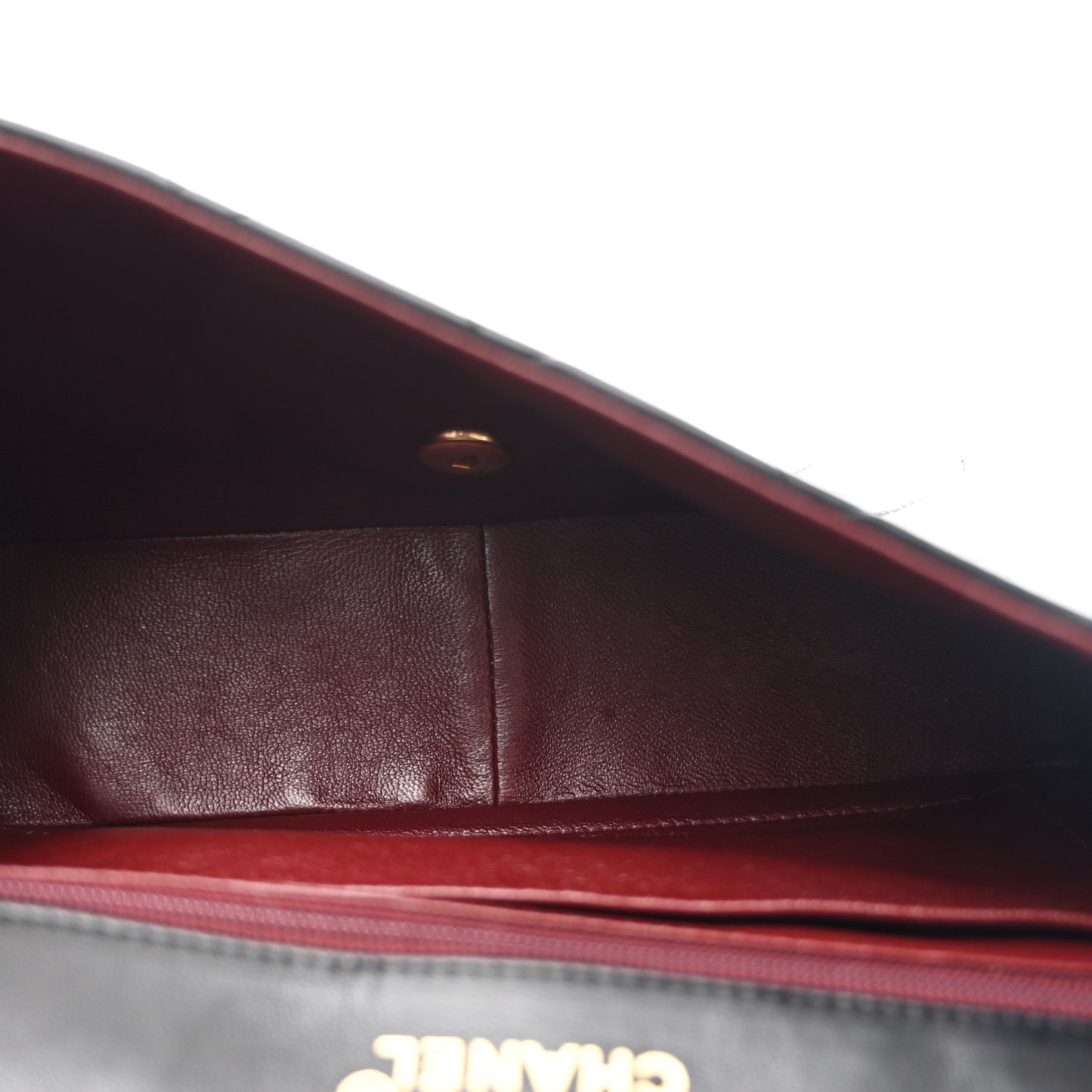 Lambskin Quilted Medium Single Flap Black