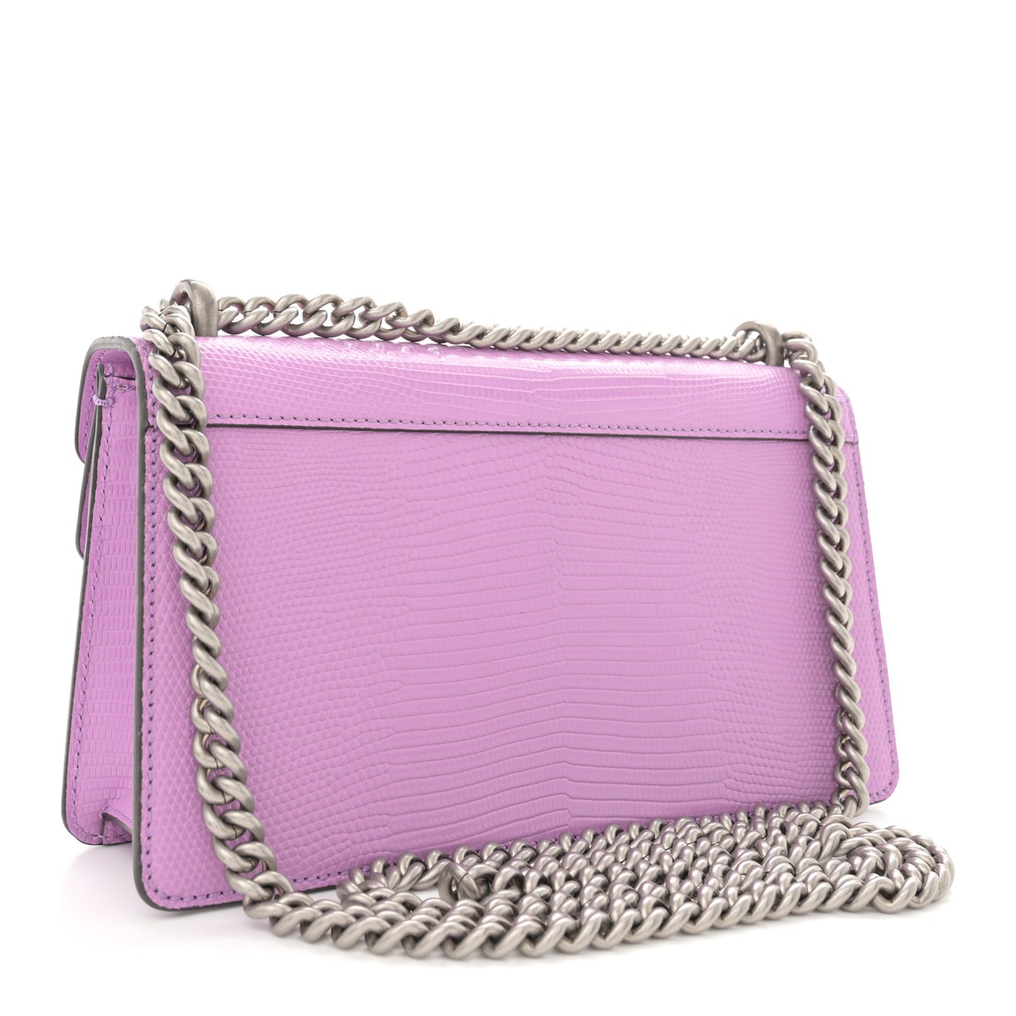 Lizard Small Dionysus Shoulder Bag Pink