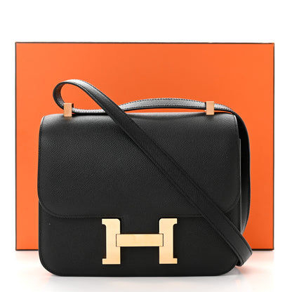 Hermes Epsom Constance 24 Black 12 of 12