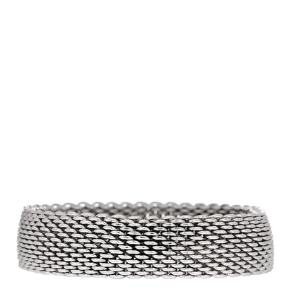 Tiffany Sterling Silver Somerset Mesh Bracelet 1 of 3