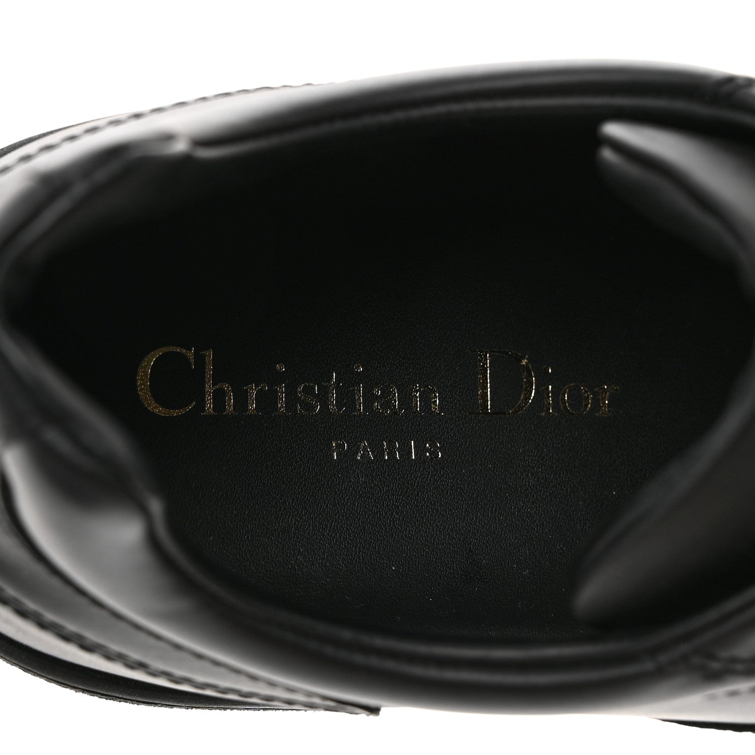 Christian Dior Calfskin Suede Logo Sneakers 39 Black 6 of 8
