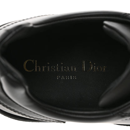 Christian Dior Calfskin Suede Logo Sneakers 39 Black 6 of 8