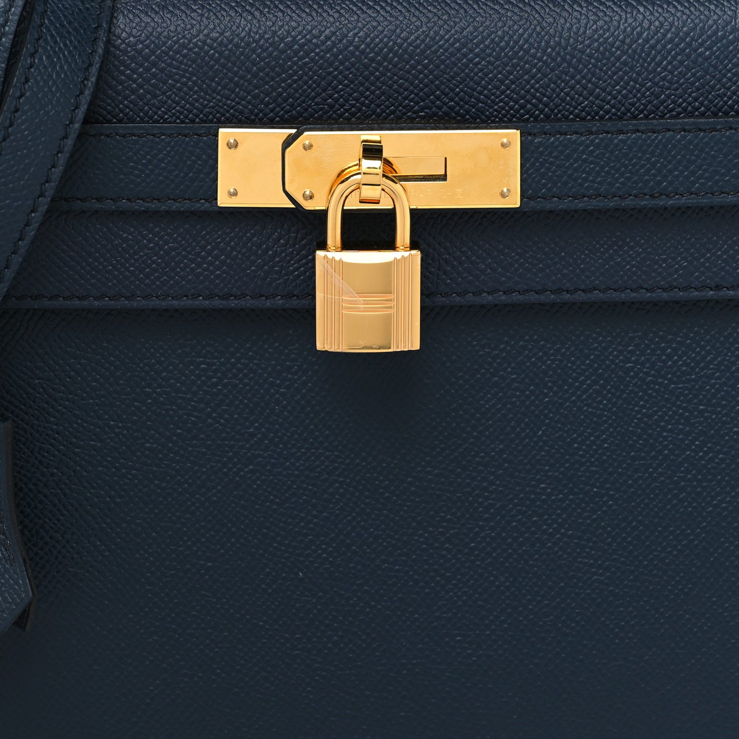 Epsom Kelly Sellier 28 Bleu Indigo