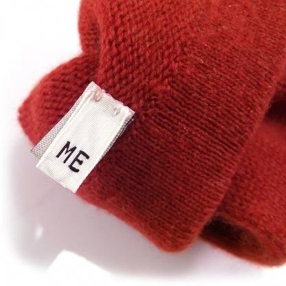 Hermes Cashmere H Logo Gloves Red 4 of 4
