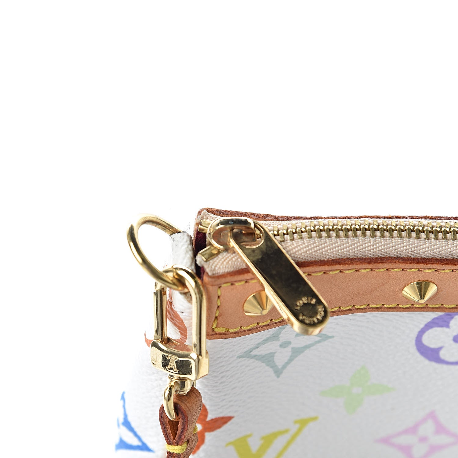 Louis Vuitton Monogram Multicolor Pochette Accessories White 14 of 14