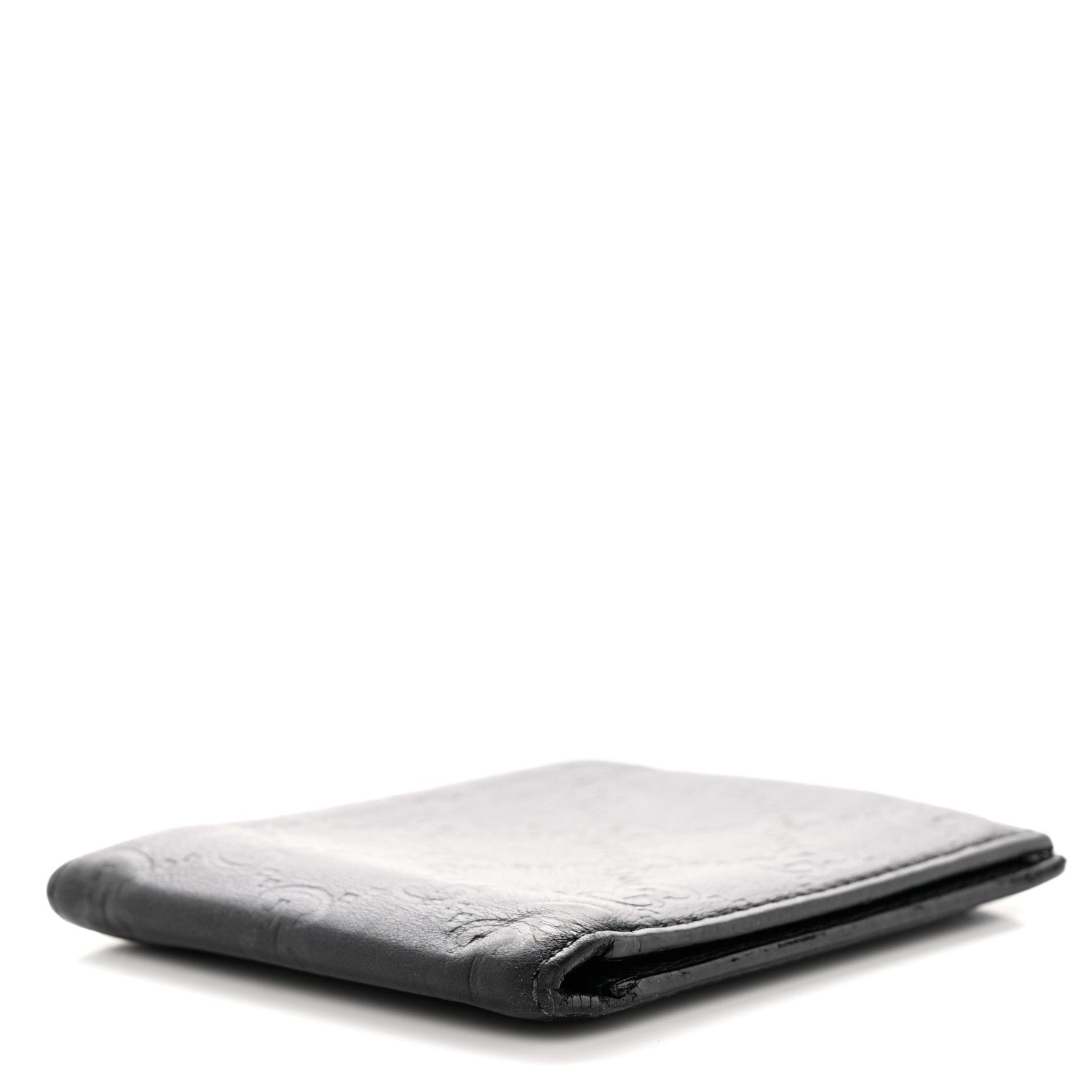 Gucci Guccissima Avel Bi-Fold Wallet Black 4 of 10