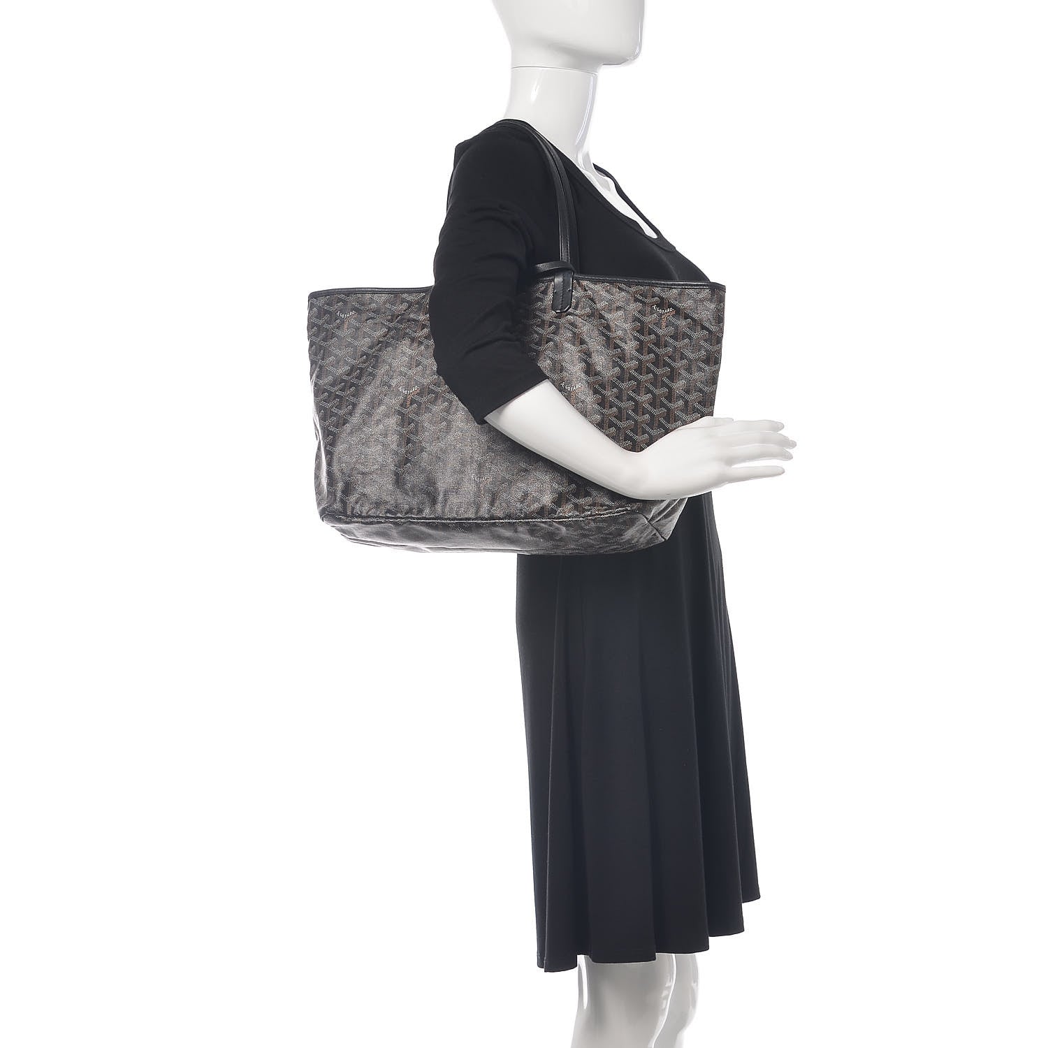 Goyard Goyardine Saint Louis PM Black 2 of 16