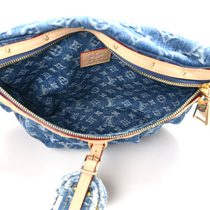 Louis Vuitton Monogram Denim High Rise Bumbag Blue 5 of 9
