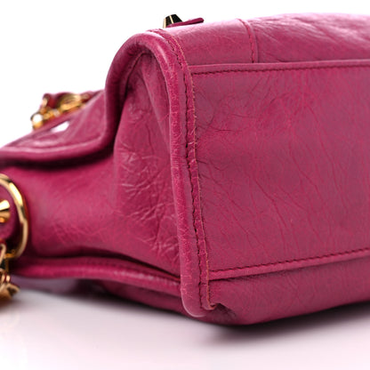 Balenciaga Agneau Classic Gold Hardware S City Rose Dahlia 8 of 10