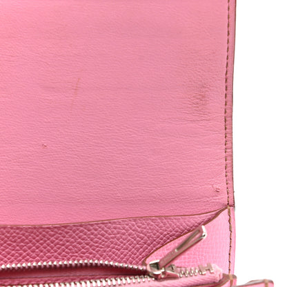 Hermes Epsom Constance Short Wallet 5P Pink 8 of 17