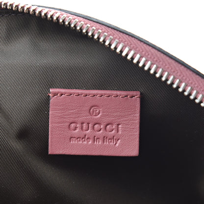 Gucci GG Supreme Monogram Blooms Large Pouch Cosmetic Case Beige Multicolor Dry Rose 6 of 8