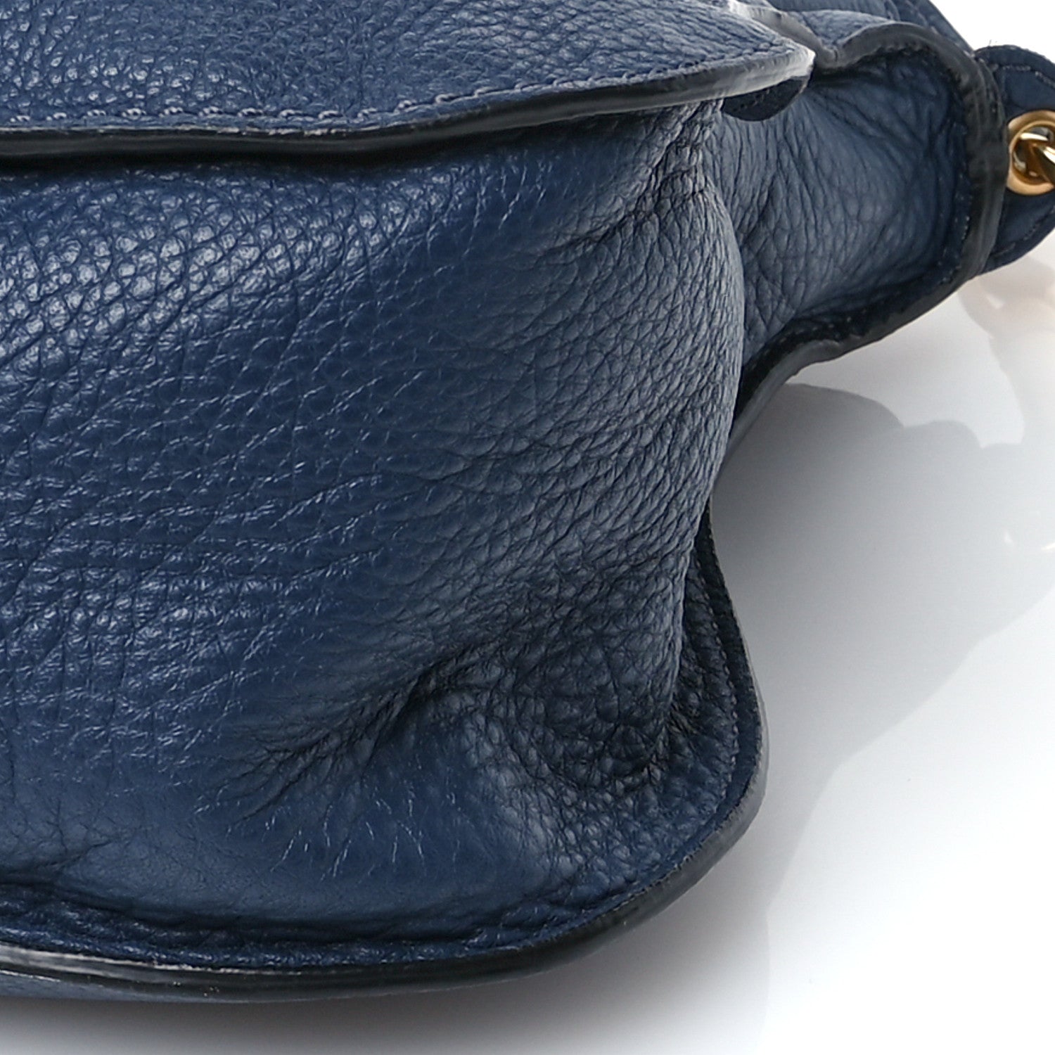 Chloe Calfskin Medium Marcie Satchel Royal Navy 10 of 13