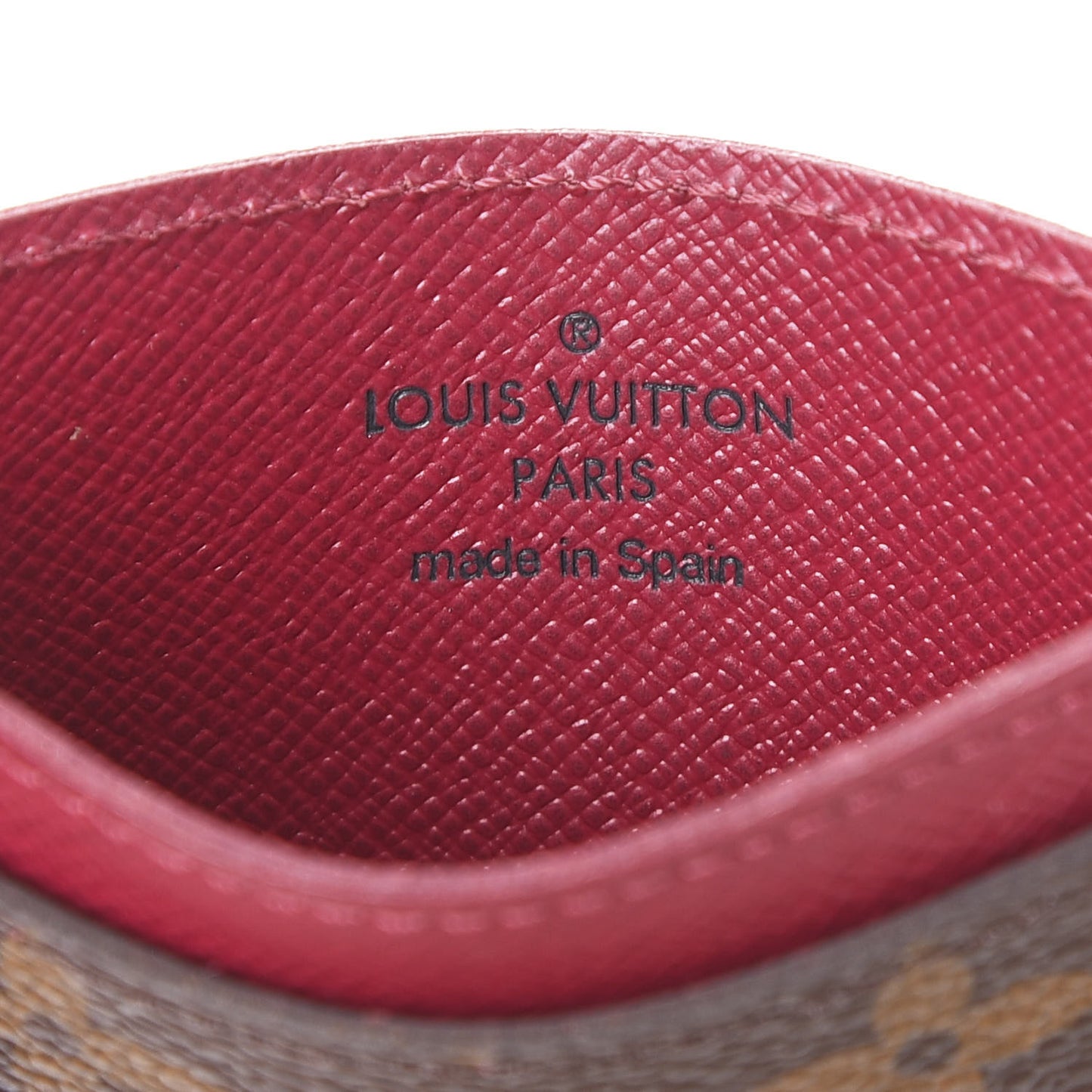 Monogram Card Holder Fuchsia