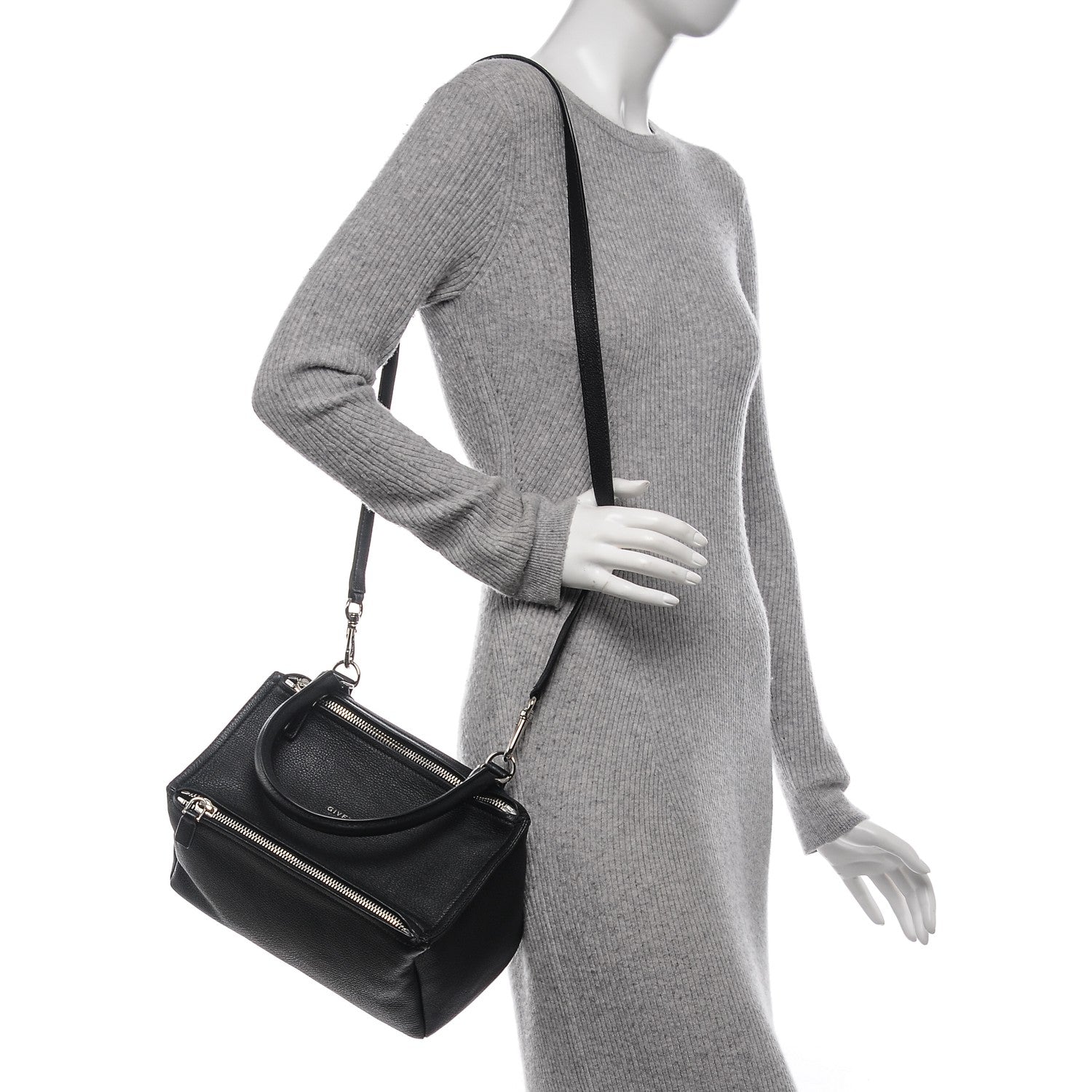 Givenchy Sugar Goatskin Small Pandora Black 2 of 7