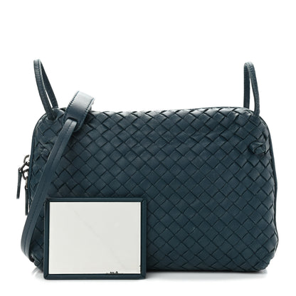 Bottega Veneta Nappa Intrecciato Nodini Crossbody Messenger Green 4 of 18
