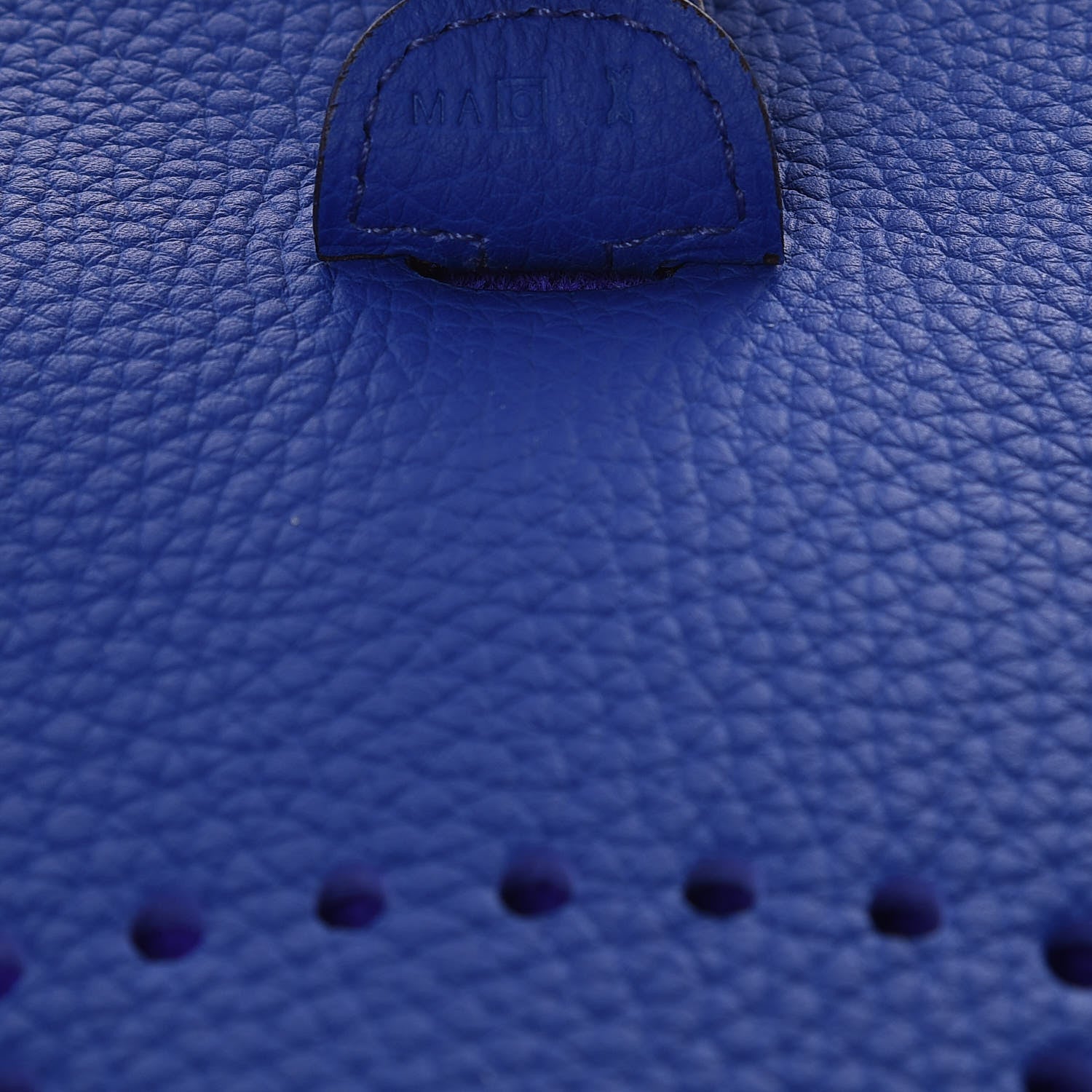 Hermes Taurillon Clemence Evelyne III PM Bleu Electrique 7 of 8