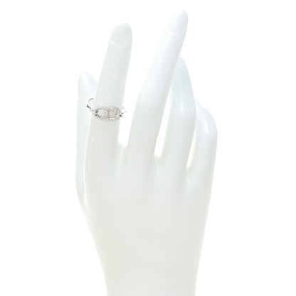 Hermes 18K White Gold Diamond Farandole Ring 52 6 2 of 4