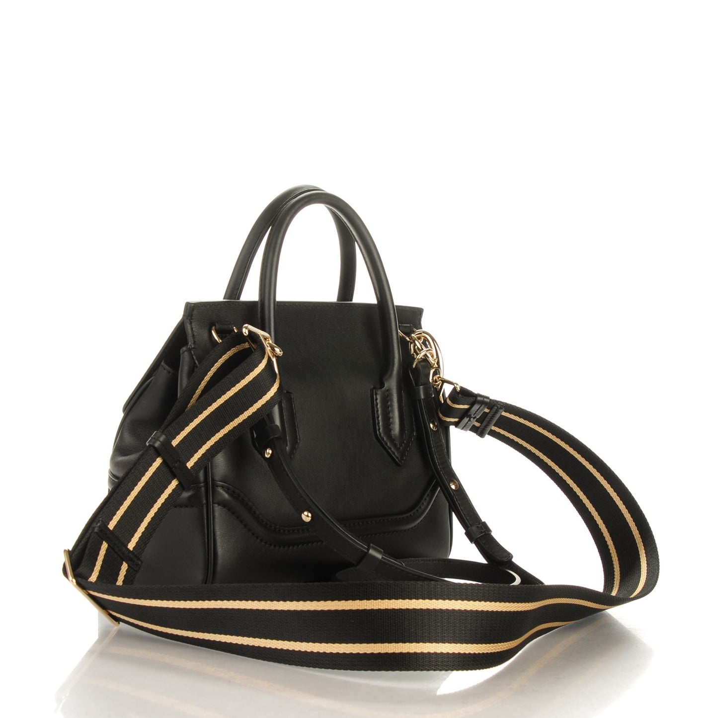 Calfskin Medium Palazzo Empire Bag Black
