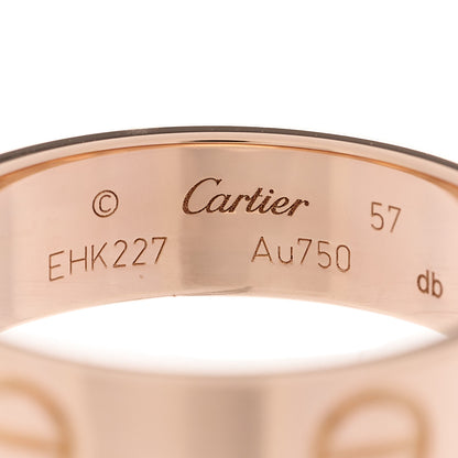 Cartier 18K Pink Gold 5.5mm LOVE Ring 57 8 4 of 5