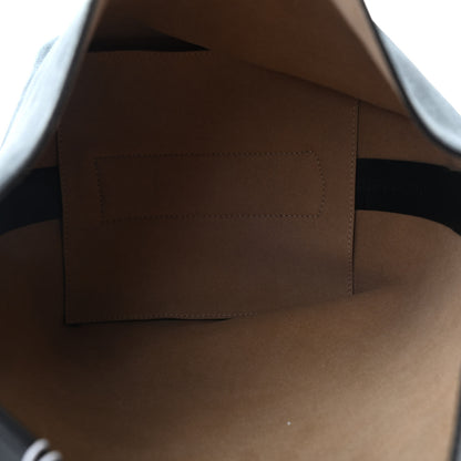 Givenchy Suede Crinkled Patent Deerskin Medium GV Bucket Bag Aubergine Graphite 4 of 7