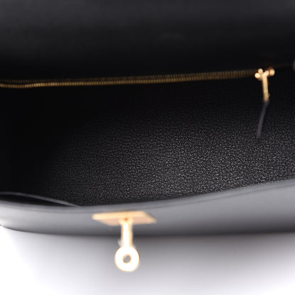 Hermes Epsom Kelly Sellier 28 Black 4 of 14