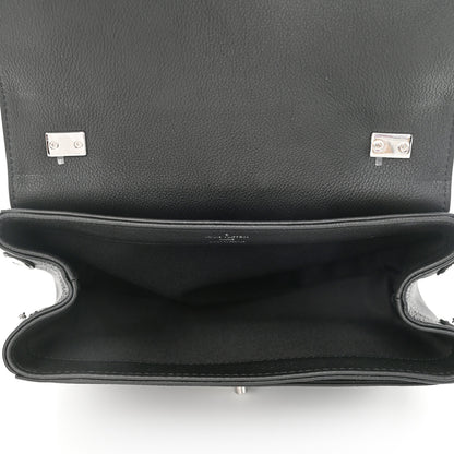 Louis Vuitton Calfskin Lockme II Chain Bag BB Black 5 of 11