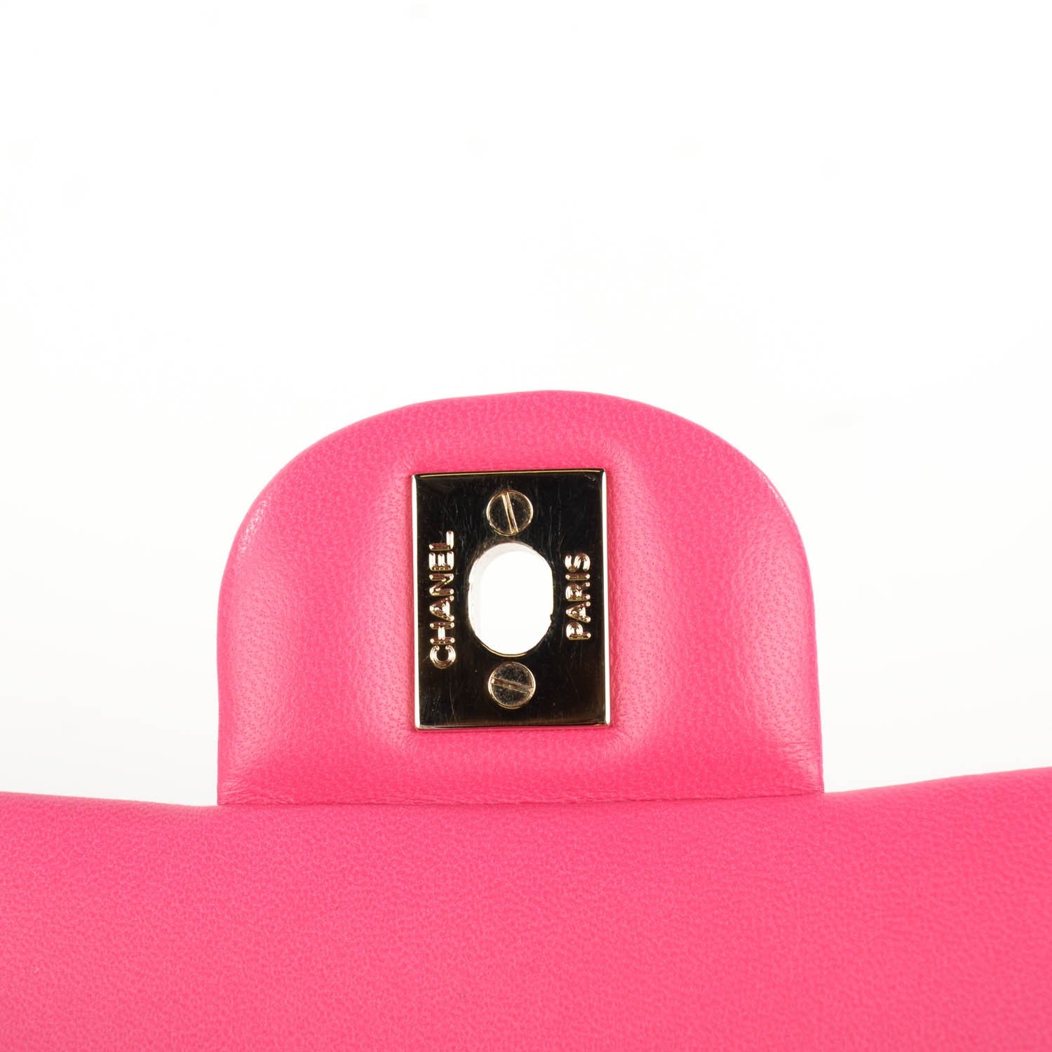 Chanel Lambskin Quilted Mini Rectangular Flap Fuchsia 5 of 9
