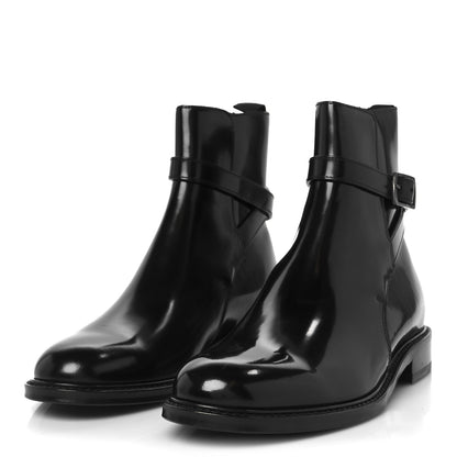 Saint Laurent Buello Top Army 20 Boots 37 Black 4 of 9