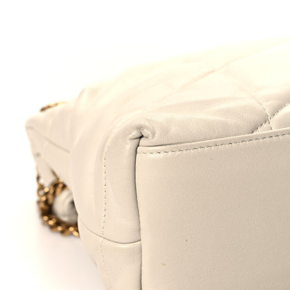 Saint Laurent Lambskin Quilted Small Loulou Puffer Monogram Chain Satchel Crema Soft 11 of 13