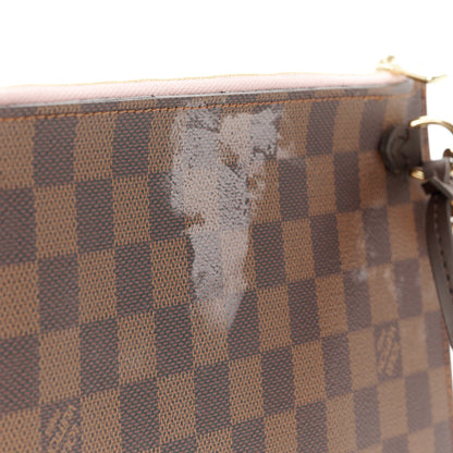 Louis Vuitton Damier Ebene Neverfull MM GM Pochette Rose Ballerine 9 of 9