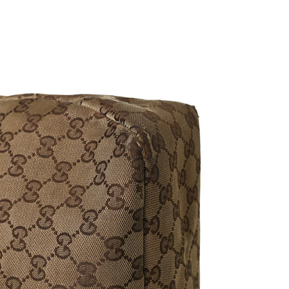 Gucci Monogram Medium Horsebit Chain Hobo Dark Brown 20 of 28