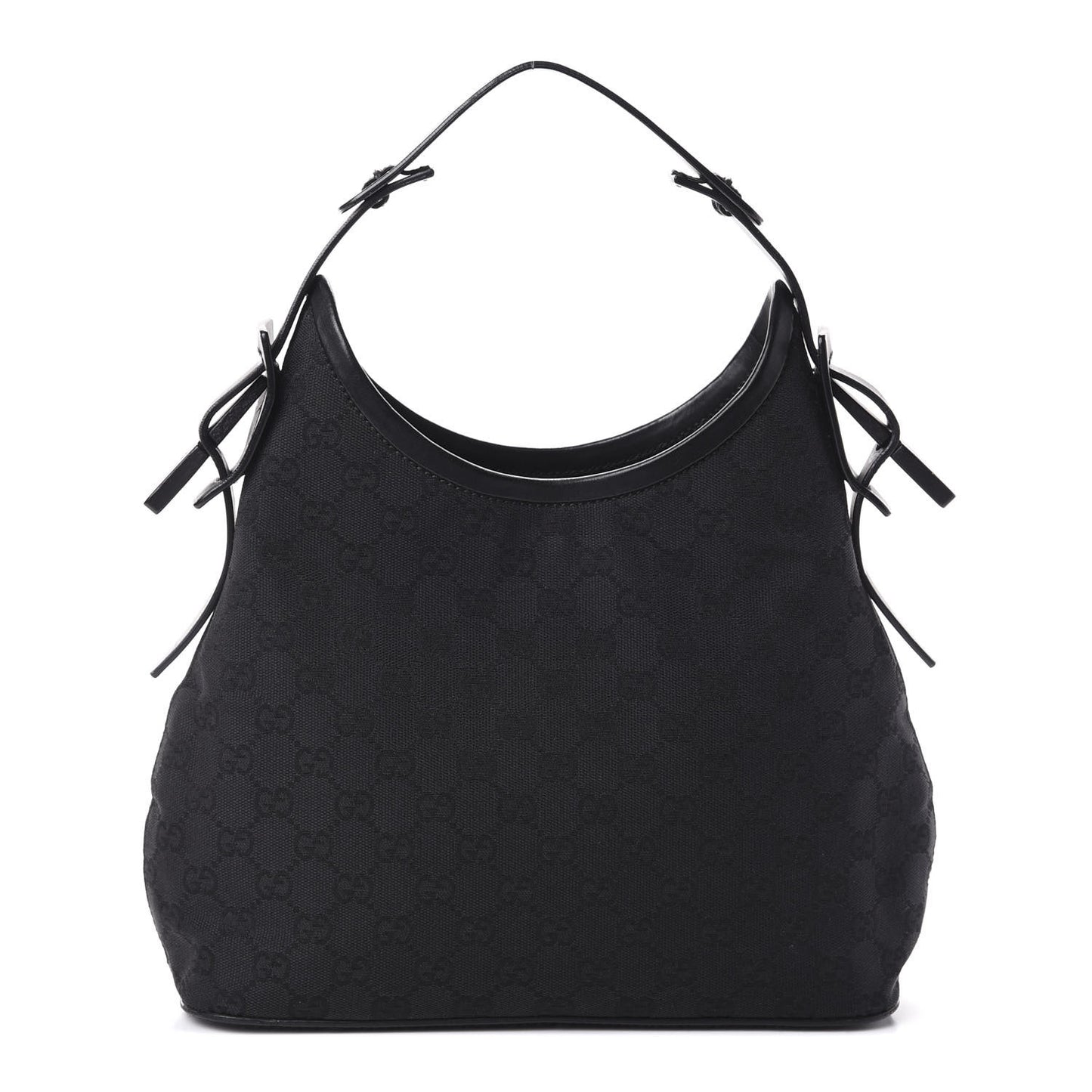 Monogram Small Hobo Black