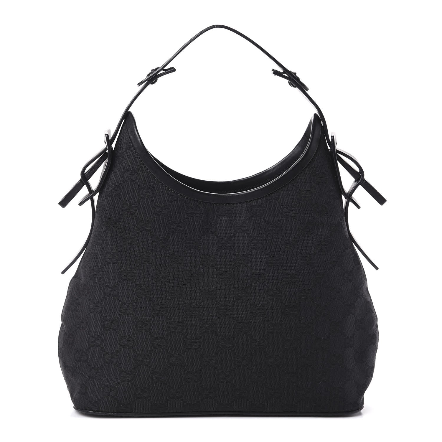 Gucci Monogram Small Hobo Black 1 of 9