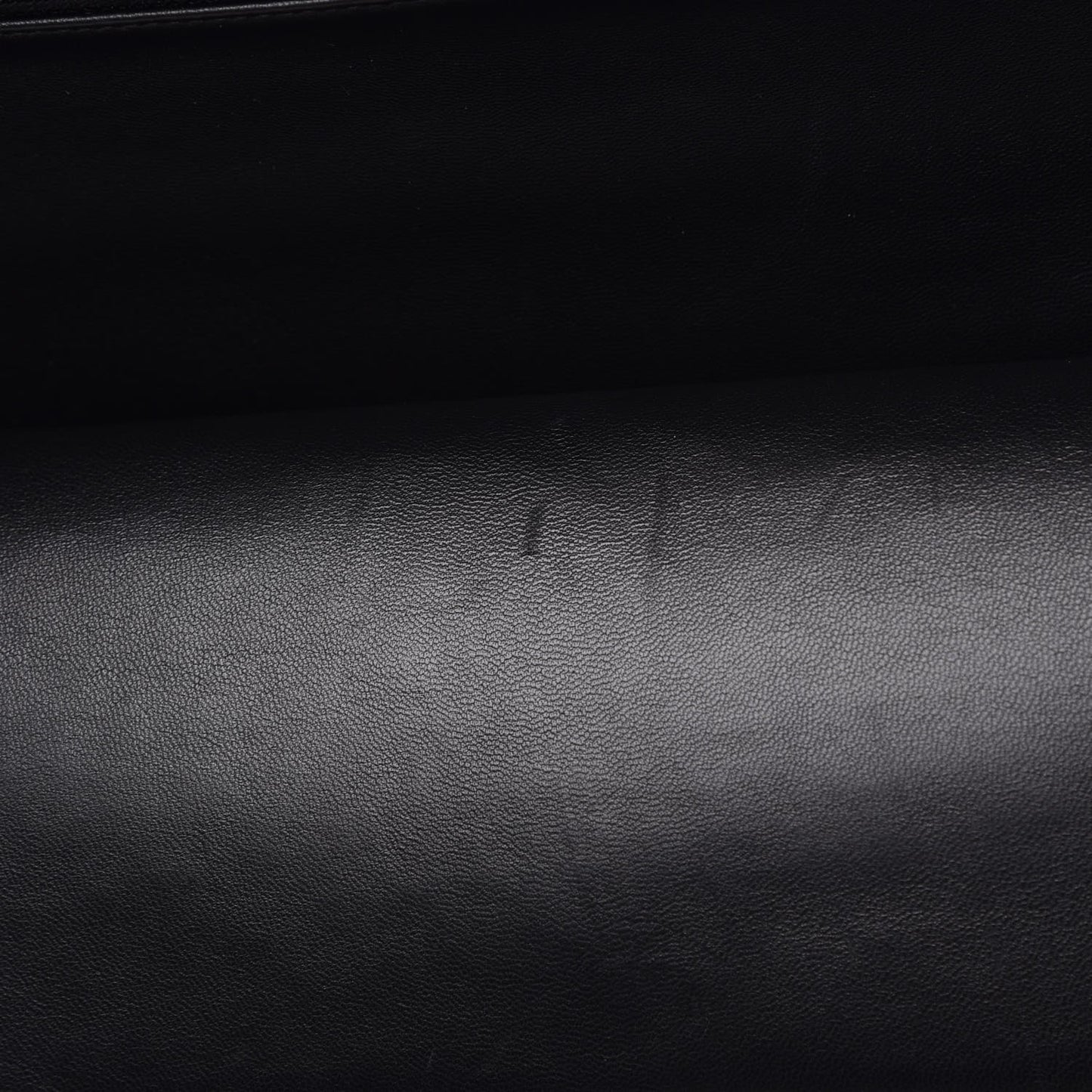 Lambskin Quilted Jumbo Double Flap Black