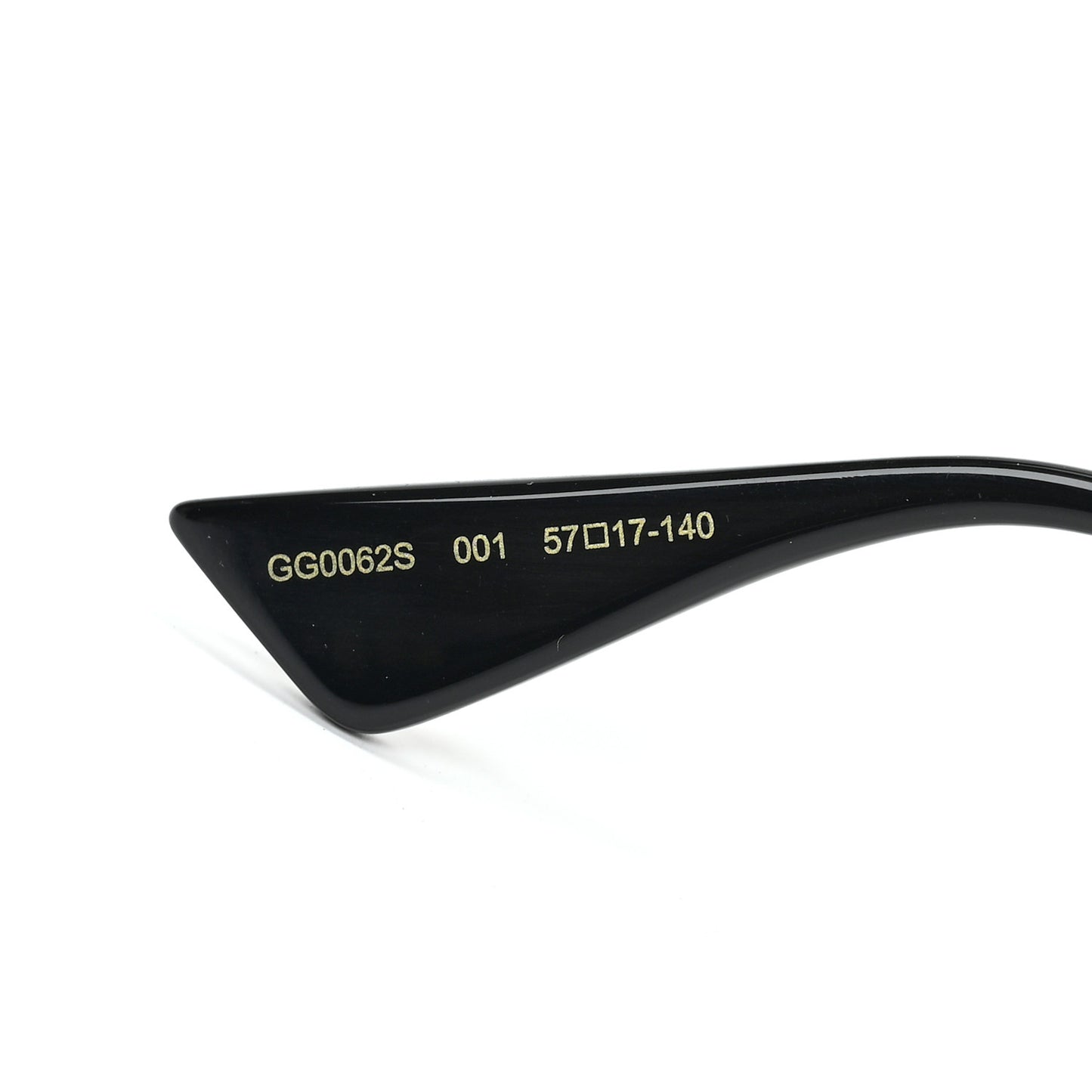 Aviator Sunglasses GG0062S Black Gold